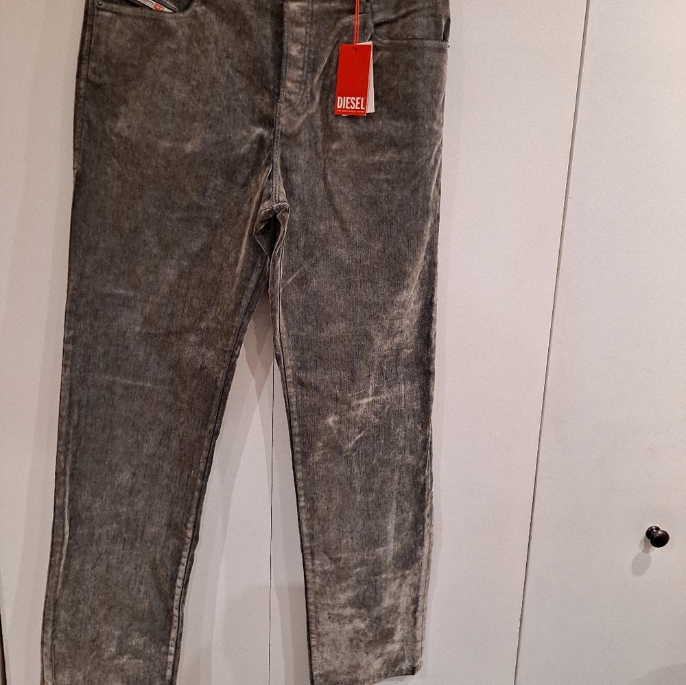 Diesel Grayish Mens 1955-09D02 36/32 Jeans NWT